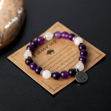Taurus Grounding Stone Bracelet: Abundance & Stability - Healing Zodiac Jewelry