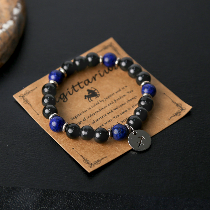 Sagittarius Adventure Stone Bracelet: Optimism & Freedom Flow - Healing Wanderlust Energy