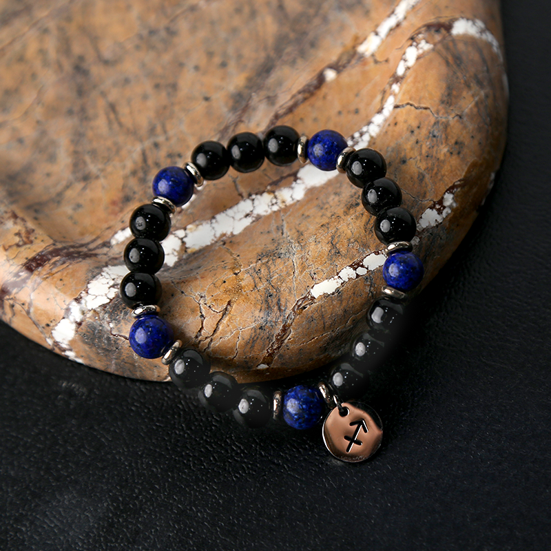 Sagittarius Adventure Stone Bracelet: Optimism & Freedom Flow - Healing Wanderlust Energy