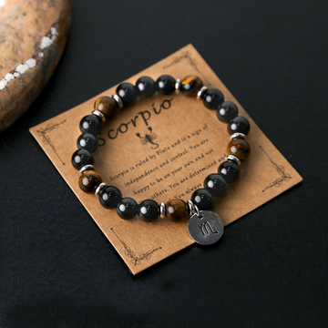 Scorpio Transformation Bracelet: Deep Healing & Mystic Protection - Powerful Zodiac Stone