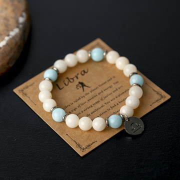 Libra Harmony Crystal Bracelet: Balance & Love Attraction - Healing Relationship Energy